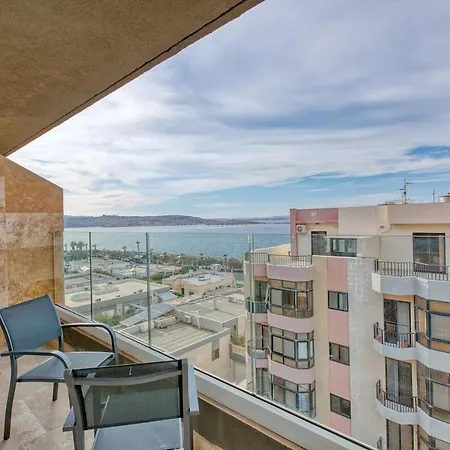 A 2br Designer Seafront With Wifi, Ac And By 360 Estates San Pawl il-Baħar