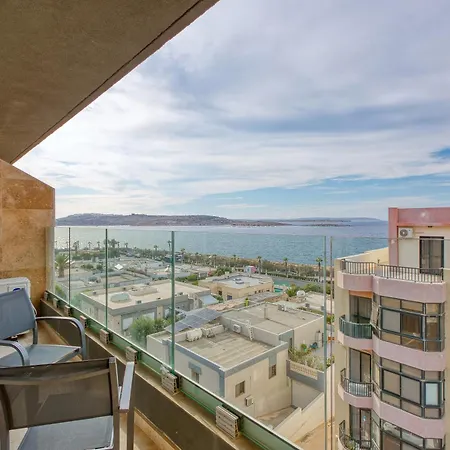 Apartmán A 2br Designer Seafront With Wifi, Ac And By 360 Estates St. Paul's Bay